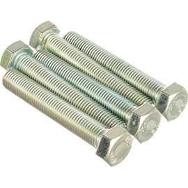 Болт Стройметиз полная резьба DIN933 М16х100, класс прочности 5. 8, цинк 5 шт. 3015188 