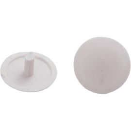 Заглушка на шуруп-стяжку ЕВРОПАРТНЕР 7 мм белая 50 шт. 16 1585 4 