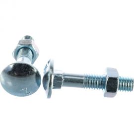 Мебельный болт Tech-Krep DIN603 оцинк. М8х40 с гайкой 6 шт 108768 