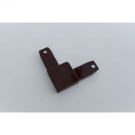 Уголок для москитной сетки KOMFORT Москитные системы алюминиевый коричневый комплект 4 шт АУ00615 