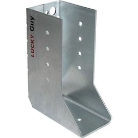 Закрытая опора бруса LUCKY Guy 140х76х50х2,0 мм, оцинкованная 100 04 050 3 