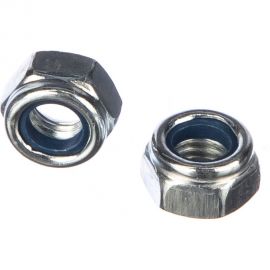 Самоконтрящаяся гайка DIN 985 оцинкованная М6, 200шт - коробка Tech-Krep 105253 