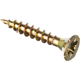 Универсальный саморез Tech-Krep 20х3,5 мм 200 шт желтый, коробка с окном 102232 