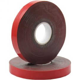 Двухсторонняя клейкая лента REXANT серый, на HBA акриловой основе, 12 мм, ролик 5 м 09-6012 