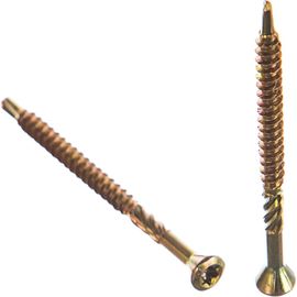 Шуруп для полов и паркета Rusconnect 3,2х45 мм, желтый цинк 150 шт. 3803461 