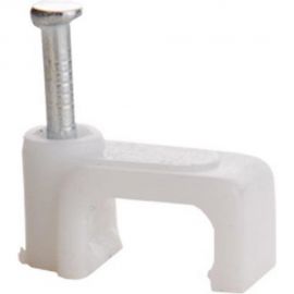 Скоба для кабеля, плоская Б 8мм, 50шт - пакет Tech-Krep 103658 