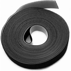 Лента (липучка) в рулоне Hyperline WASNR-5x25-BK ширина 25 мм, длина 5 м, черная 401686 