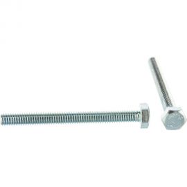 Болт DIN 933 с шестигранной головкой, оцинкованный М6х60, 30шт - коробка Tech-Krep 105206 