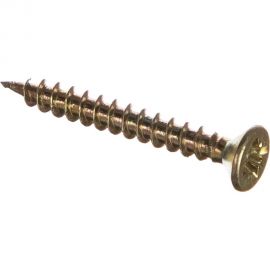 Универсальный саморез Tech-Krep 20х2,5 мм 200 шт желтый, коробка с окном 102221 