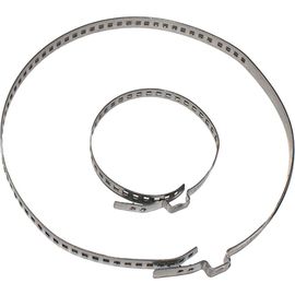 Универсальные хомуты ШРУСа DolleX D=20-50, D=50-120, пара, нерж.сталь, еврозамок XSU-02 