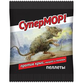 Приманка - пеллеты от мышей и крыс Супермор 105 г 4620015694603 