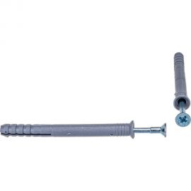 Дюбель-гвоздь Tech-Krep 8х80 потайная манжета, полипропилен 10 шт - пакет 103905 