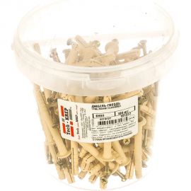 Дюбель-гвоздь 6х60 гриб, нейлон 100шт - ведро Tech-Krep 101332 