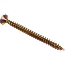 Универсальные шурупы Профикреп жёлтый цинк 6,0х80 40 шт 111219 