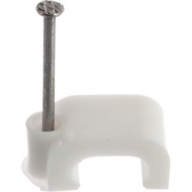 Плоская скоба для кабеля Невский Крепеж Б10 мм 50 шт. 800456 