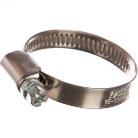 Обжимной хомут из нержавеющей стали Tech-Krep 25х40 2шт - ярлык 104046 