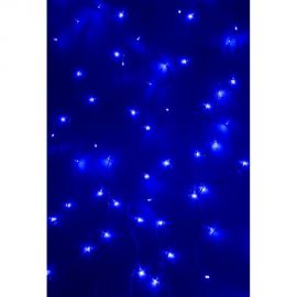 Гирлянда Neon-Night ДОЖДЬ занавес 1.5х1м, прозрачный ПВХ, 96 LED СИНИЕ IP20 235-023 