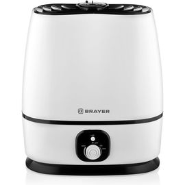 Увлажнитель ультразвуковой BRAYER 6 л, 25 м, 40-80 процентов, 24 ч. BR4702 