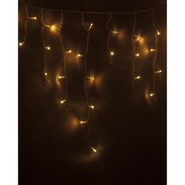 Гирлянда Neon-Night АЙСИКЛ бахрома, 4.8х0.6м, белый ПВХ, 176 LED ТЕПЛО-БЕЛЫЕ 255-138 