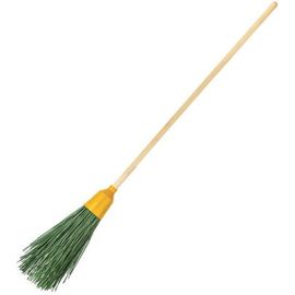 Синтетическая круглая метла ЛАЙМА ПРИМА EXPERT 4 кольца, с черенком, 120 см, пластик 605369 