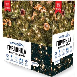 Электрическая гирлянда Winter Glade Теплый белый свет 1000 ламп CB1000 