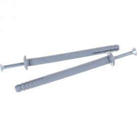 Дюбель-гвоздь с грибовидным бортиком Крепежная техника 6х80, 70 шт. 470918 БК 