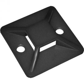 Самоклеящаяся площадка под хомуты IEK 20x20 черн.100 шт. UHP31-20-100 