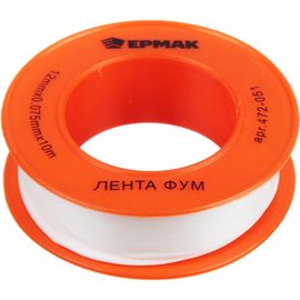 ФУМ лента ЕРМАК 1/2""/12мм х 0,075мм х 10м 472-051 