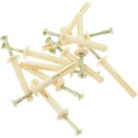 Дюбель-гвоздь Tech-Krep 6х40 потайная манжета, нейлон 12 шт - пакет 102935 