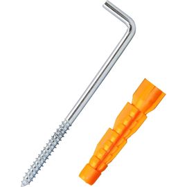 Шуруп с костылем Tech-Krep 8х85 с универсальным дюбелем 12,0х71 2 шт - пакет 114327 