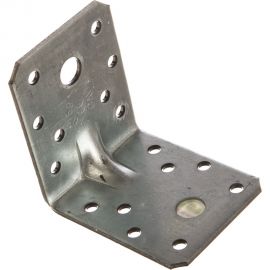 Перфорированный уголок GAH ALBERTS усиленный, оцинкованный 70х70х55х2,5мм, 336462 