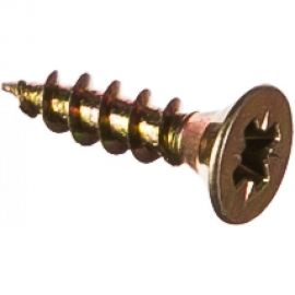 Универсальный саморез Tech-Krep 12х3,0 мм 500 шт желтый, коробка с окном 102223 