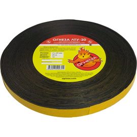 Термоуплотнительная лента Огнеза ЛТУ 2х20 мм, рулон 25 пог.м. 105101 