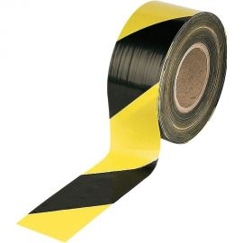 Оградительная лента Протэкт Стандарт 250 п.м., 75мм, Желто-черная ЛО-250/75 Ст ж/ч 