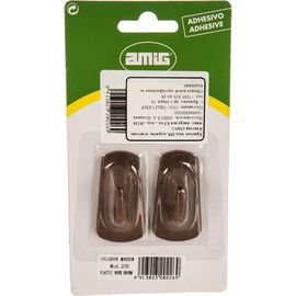 Крючок Amig мод.208, коричн, пластик, блистер 20226 