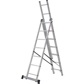 Трехсекционная лестница Новая Высота 3х7 ступеней 1230307 