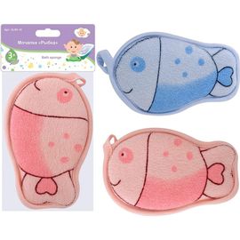 Мочалка МУЛЬТИДОМ Рыбка 2 цвета NEW VL90-16 