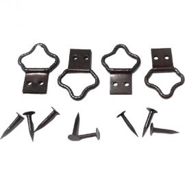 Петля-подвес ЕВРОПАРТНЕР корона-кольцо для картины, фоторамки, бронза 4 шт. 16 0319 1 