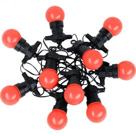 Светодиодная гирлянда Gauss Белт Лайт, серия Holiday, 10 ламп, 7.7 м, IP44, красный, 1/6 HL064 