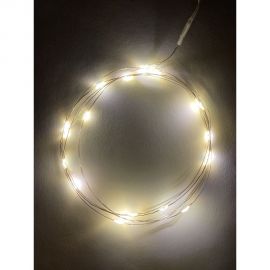 Гирлянда ЭРА ENIN2B LED Нить, 2 м, теплый свет, АА, IP20 Б0041891 