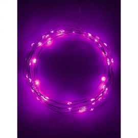 Гирлянда ЭРА ENIN 5NP LED нить, 5 м, сиреневый свет, АА 100/2500 Б0047961 