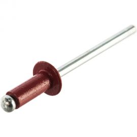 Заклёпка вытяжная красный рубин (150 шт; 4х10 мм; RAL 3003150) Качественный КРЕПЕЖ 0200525 КЧ 