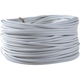 Кабель Мастер Тока ШВВПбм, 2x0.5, белый, 50м МТ1529 