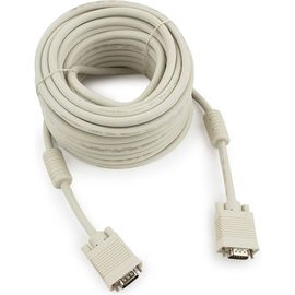 Кабель VGA Premium Cablexpert, 15M/15M, 15м, двойная экранировка, ферритовые кольца, пакет CC-PPVGA-15M 