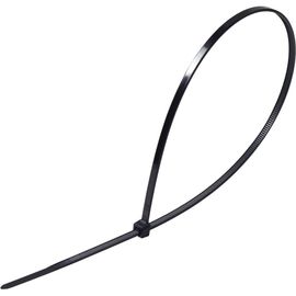 Универсальный пластиковый хомут ЭВРИКА черный 5.0x400мм ER-15402 