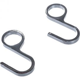 Набор одинарных крючков из 5 шт Delphinium для трубы D-16, Z-8, несъемные 101147 