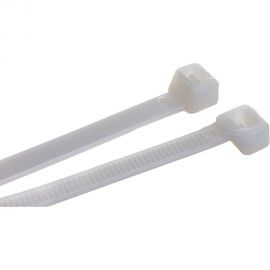 Ленточная хомут-стяжка Gigant 8х400 белый, 100 шт G/1/23 