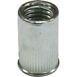 Заклепка-гайка ЦКИ М 6х14.5 Плоск. Уменьш. Рифл. СТ. Ц под пакет 1.0-3.0мм 50409 