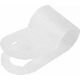 Кабельная скоба под винт REXANT 5 мм, белая, упаковка 50 шт. 07-4405 