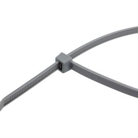 Кабельная нейлоновая хомут-стяжка REXANT 300x3,6 мм, серая, упаковка 100 шт. 07-0300-3 